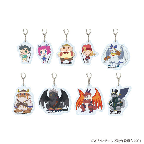 『レジェンズ 甦る竜王伝説』アクリルキーホルダー02/BOX(全9種)(ミニキャライラスト)
